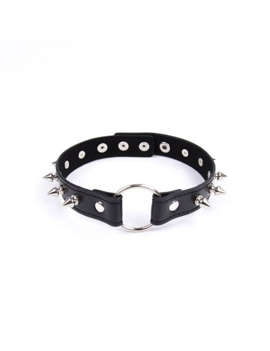 OHMAMA FETISH SPIKES PUNK COLLAR