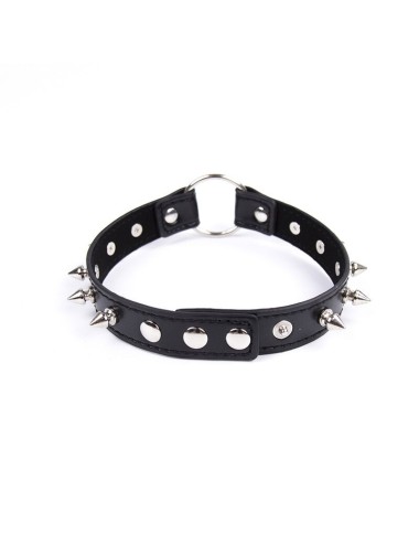 OHMAMA FETISH SPIKES PUNK COLLAR