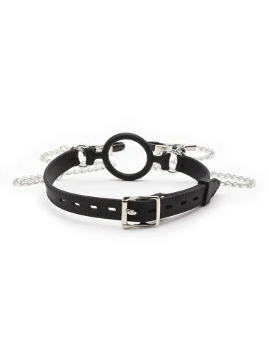 OHMAMA FETISH SILICONE O-RING GAG NIPPLE CLAMPS