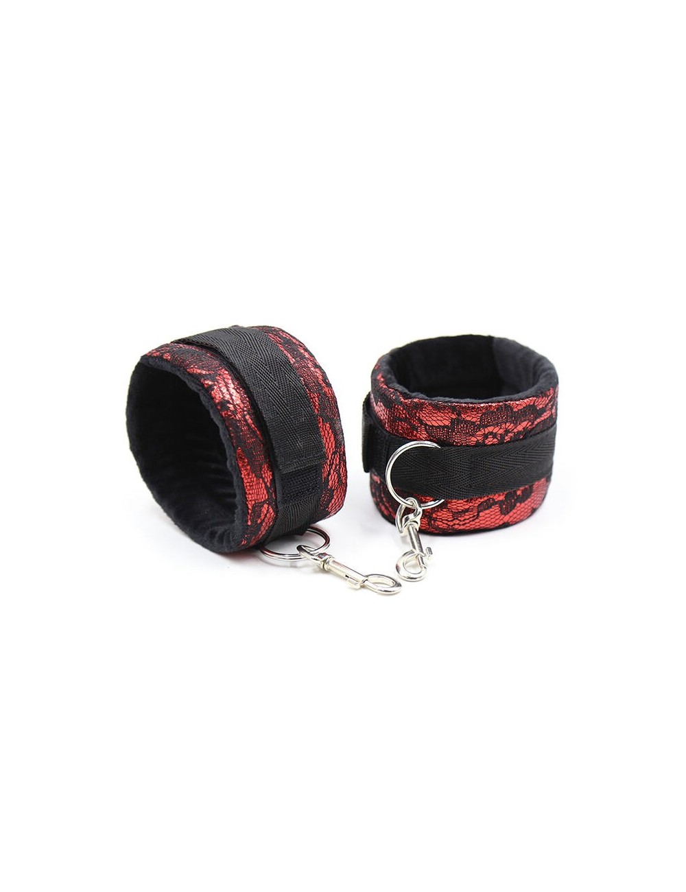 OHMAMA FETISH SHORT VELVET LACE WRIST RESTRAINTS NYLON OHMAMA FETISH SHORT VELVET LACE WRIST RESTRAINTS NYLON