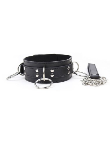 OHMAMA FETISH 3 RING SLAVE COLLAR