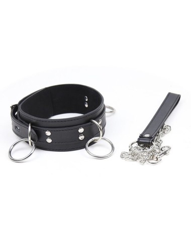 OHMAMA FETISH 3 RING SLAVE COLLAR