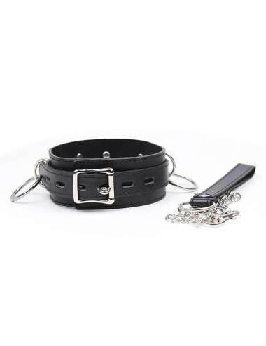 OHMAMA FETISH 3 RING SLAVE COLLAR