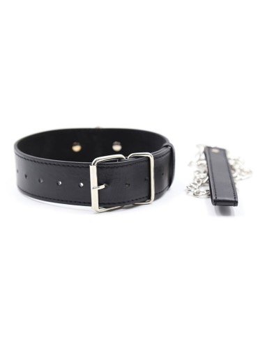 OHMAMA FETISH NECK COLLAR AND CHAIN