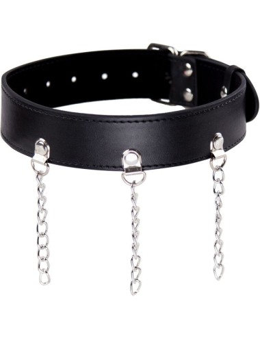 OHMAMA FETISH COLLAR WITH RINGS