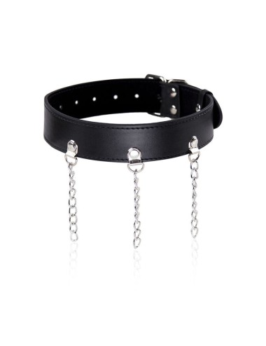 OHMAMA FETISH COLLAR WITH RINGS