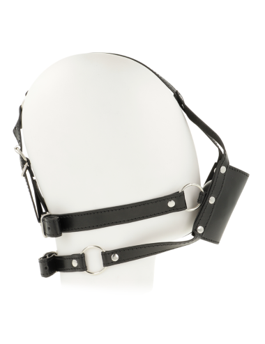 OHMAMA HEAD HARNESS WITH MUZZLE COVER BALL GAG