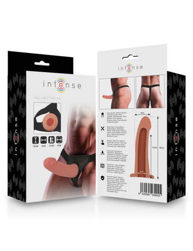 INTENSE - HOLLOW STRAP-ON EXTENDER 16 X 3 CM