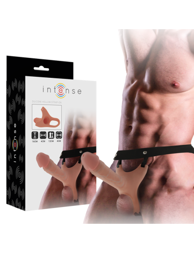 INTENSE - HOLLOW STRAP-ON SILICONE EXTENDER 16 X 3.5 CM