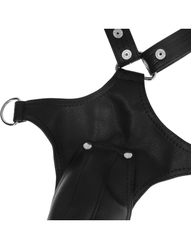 FETISH SUBMISSIVE ATTITUDE - ECO LEATHER BODY STRAP HARNESS MEN