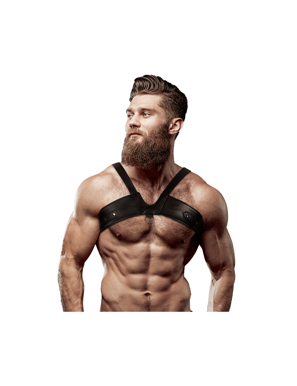 FETISH SUBMISSIVE ATTITUDE - ECO LEATHER BRIGADE MAN CHEST HARNESS