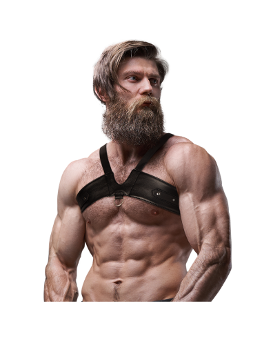 FETISH SUBMISSIVE ATTITUDE - ECO LEATHER BRIGADE MAN CHEST HARNESS