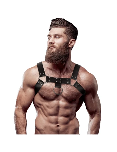FETISH SUBMISSIVE ATTITUDE - ECO LEATHER CHEST STRAP HARNESS MEN