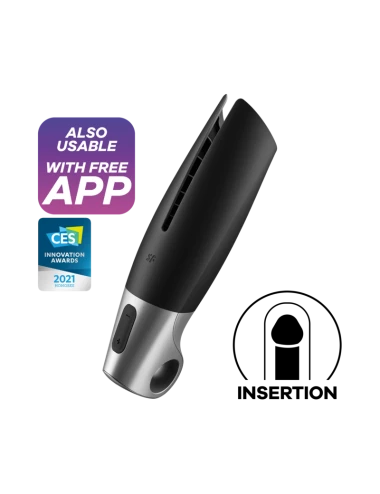 SATISFYER POWER MASTURBATOR - BLACK
