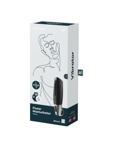 SATISFYER POWER MASTURBATOR - BLACK