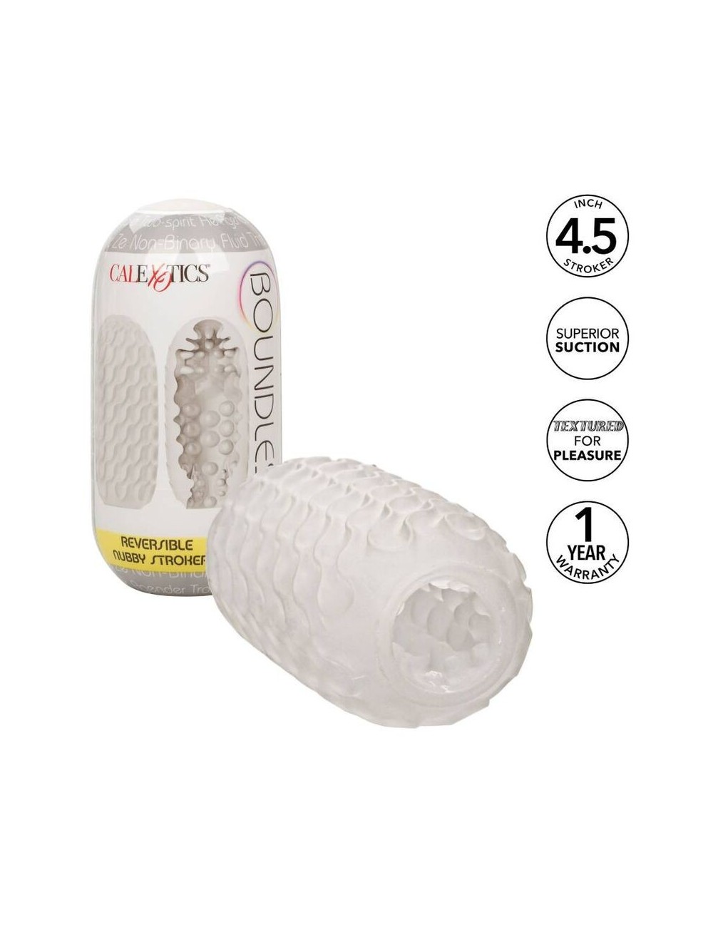 CALIFORNIA EXOTICS REVERSIBLE NUBBY STROKER CALIFORNIA EXOTICS REVERSIBLE NUBBY STROKER