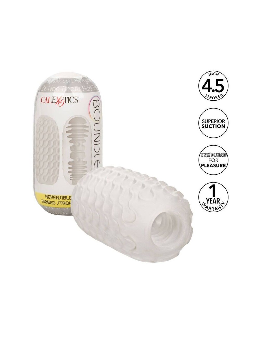 CALIFORNIA EXOTICS REVERSIBLE RIBBED STROKER CALIFORNIA EXOTICS REVERSIBLE RIBBED STROKER