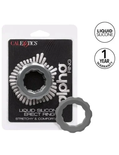 CALIFORNIA EXOTICS ALPHA ERECT RING GREY