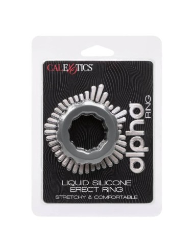 CALIFORNIA EXOTICS ALPHA ERECT RING GREY