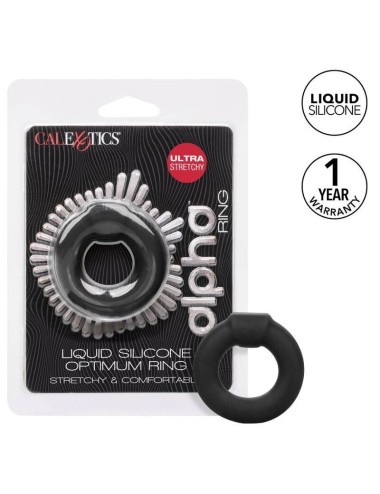 CALIFORNIA EXOTICS ALPHA OPTIMUM RING BLACK