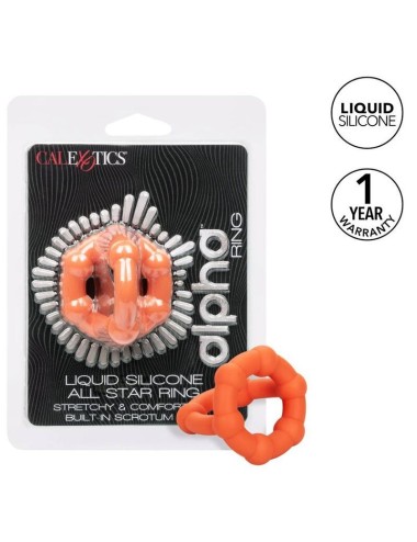 CALIFORNIA EXOTICS ALPHA ALL STAR RING ORANGE