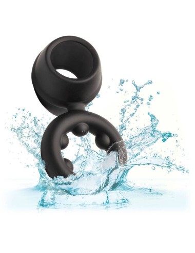 CALIFORNIA EXOTICS ALPHA DUAL MAGNUM RING BLACK