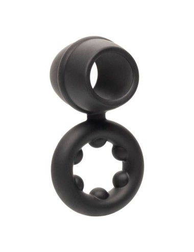 CALIFORNIA EXOTICS ALPHA DUAL MAGNUM RING BLACK