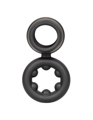 CALIFORNIA EXOTICS ALPHA DUAL MAGNUM RING BLACK