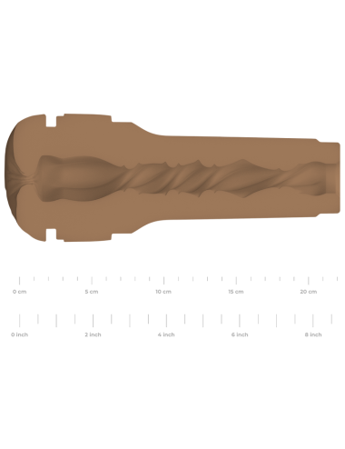 KIIROO FEEL STROKER GENERIC BUTT MASTURBADOR - MID BROWN