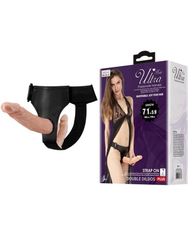 BAILE - ULTRA PASSIONATE HARNESS DOUBLE DILDOS WITH HARNESS