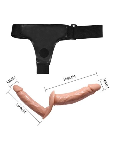 BAILE - ULTRA PASSIONATE HARNESS DOUBLE DILDOS WITH HARNESS