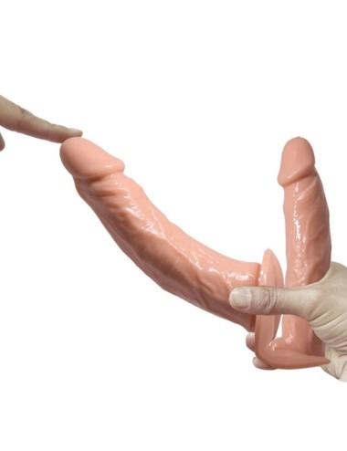 BAILE - ULTRA PASSIONATE HARNESS DOUBLE DILDOS WITH HARNESS