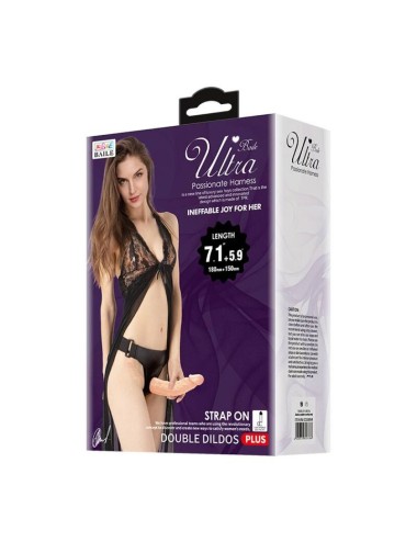 BAILE - ULTRA PASSIONATE HARNESS DOUBLE DILDOS WITH HARNESS