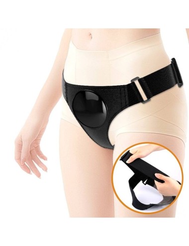 PRETTY LOVE - HARNESS BRIEFS UNIVERSAL HARNESS WITH DILDO MICHEAL 20 CM BLACK