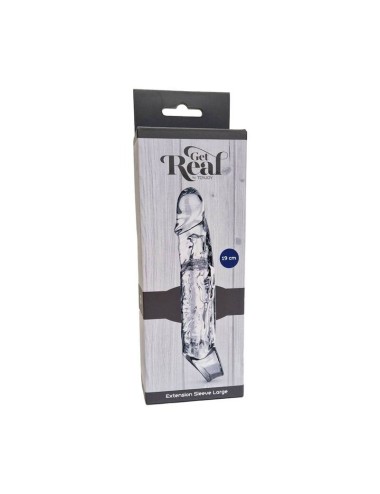GET REAL - EXTENSION SLEEVE LARGE TRANSPARENT