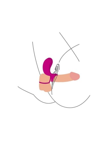 XOCOON - COUPLES STIMULATOR RING FUCHSIA