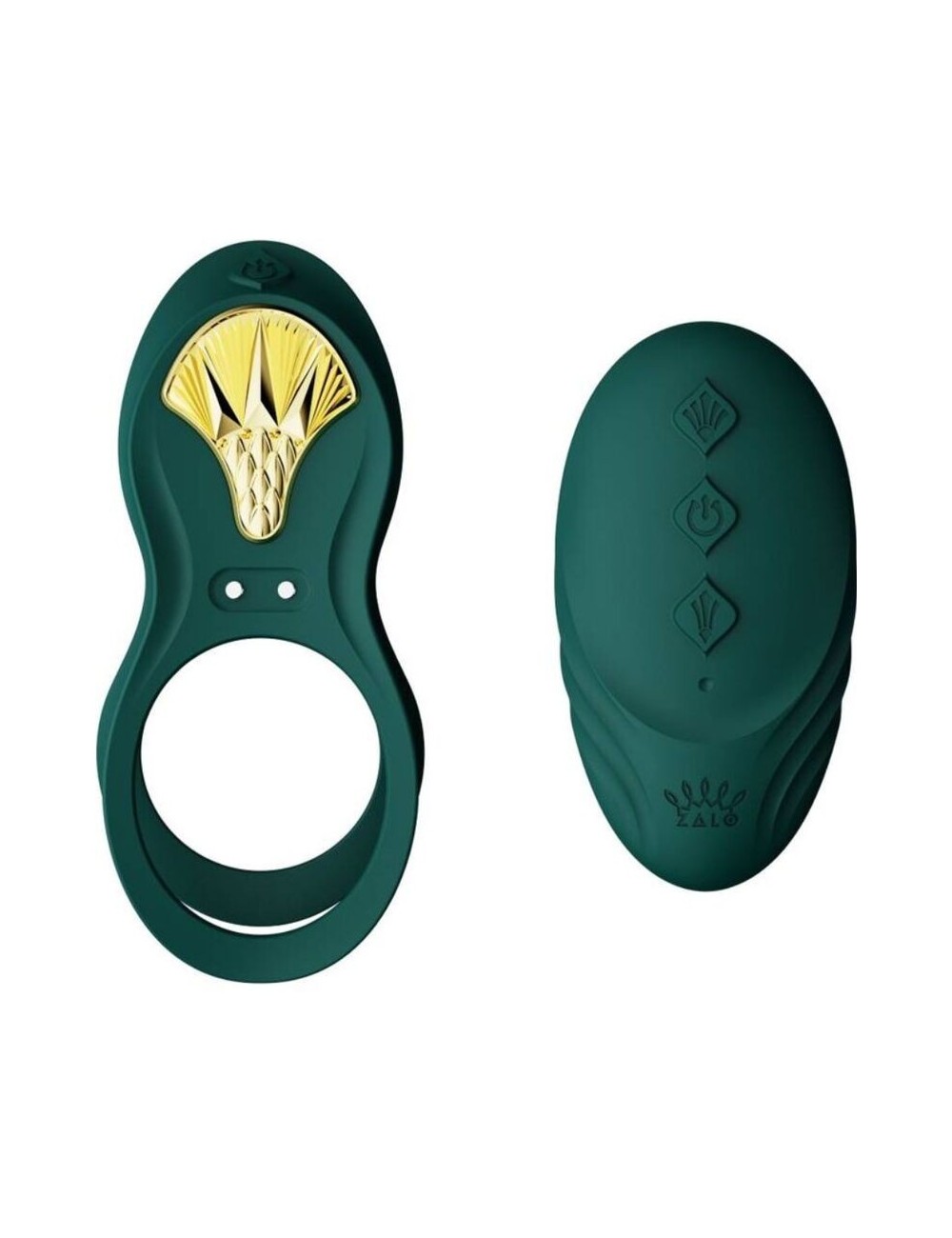 ZALO - BAYEK VIBRATING COUPLES RING GREEN