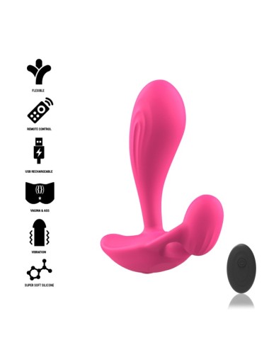 INTENSE - SHELLY ANAL PLUG REMOTE CONTROL PINK