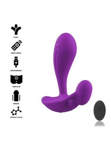 INTENSE - SHELLY ANAL PLUG REMOTE CONTROL PURPLE