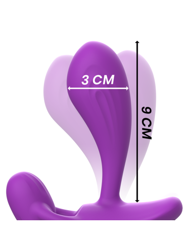 INTENSE - SHELLY ANAL PLUG REMOTE CONTROL PURPLE