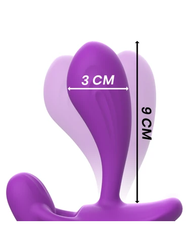 INTENSE - SHELLY ANAL PLUG REMOTE CONTROL PURPLE