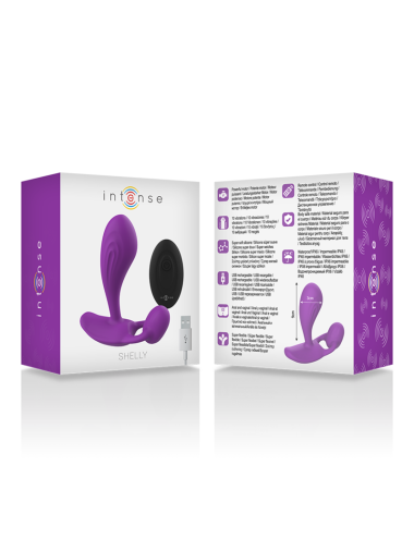 INTENSE - SHELLY ANAL PLUG REMOTE CONTROL PURPLE