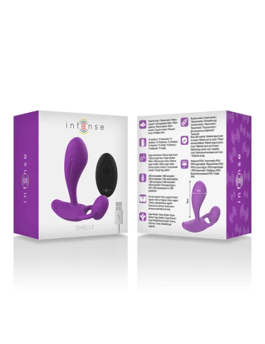 INTENSE - SHELLY ANAL PLUG REMOTE CONTROL PURPLE