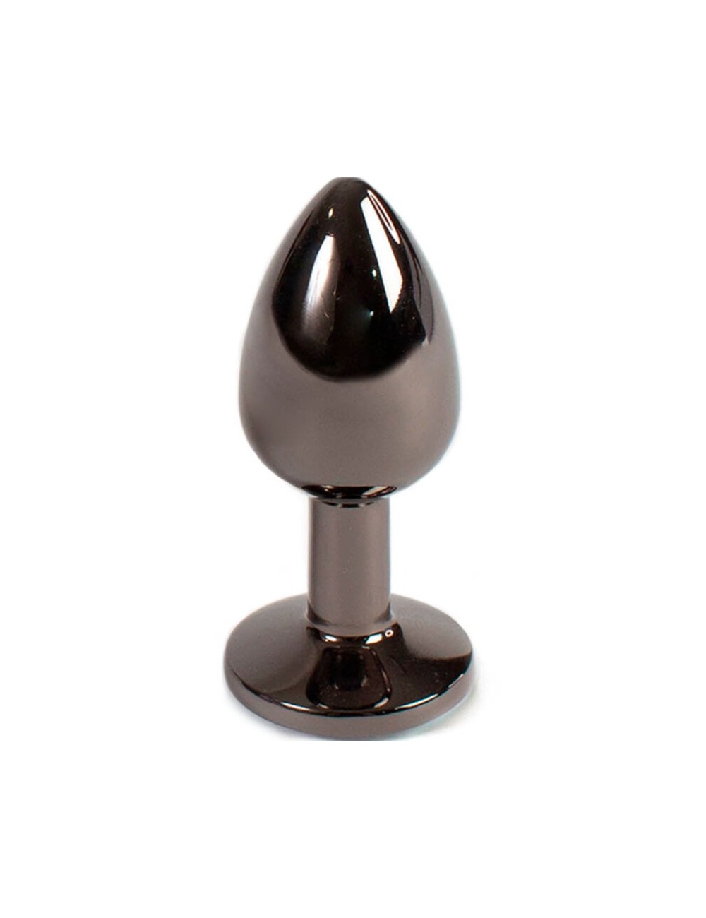SECRET PLAY - GUNMETAL BUTT PLUG SMALL SIZE 7 CM SECRET PLAY - GUNMETAL BUTT PLUG SMALL SIZE 7 CM