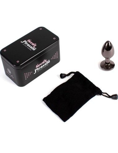 SECRET PLAY - GUNMETAL BUTT PLUG SMALL SIZE 7 CM