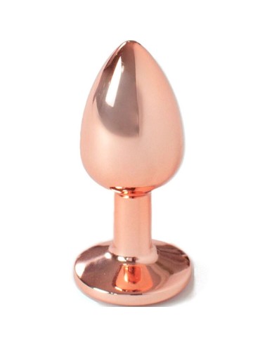 SECRET PLAY - METAL BUTT PLUG ROSE GOLD SMALL SIZE 7 CM