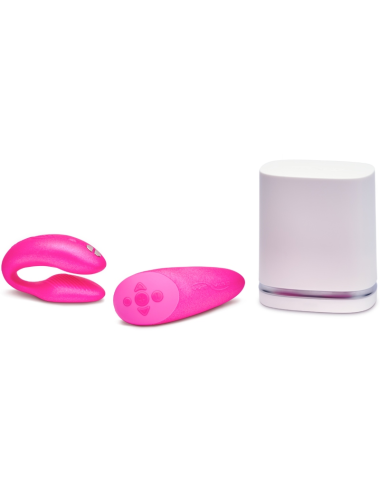 WE VIBE CHORUS COUPLES VIBRATOR WITH SQUEEZE CONTROL - PINK