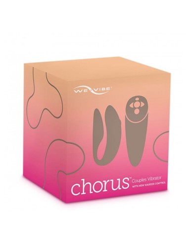 WE VIBE CHORUS COUPLES VIBRATOR WITH SQUEEZE CONTROL - PINK