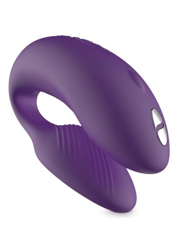 WE VIBE CHORUS COUPLES VIBRATOR WITH SQUEEZE CONTROL - PURPLE