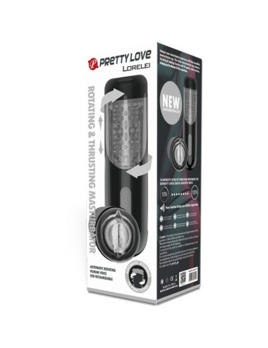 PRETTY LOVE MULTIFUNCTION RECHARGEABLE MASTURBATOR LORELEI